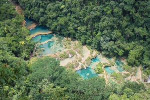 Bassins en cascades de Semuc Champey, Guatemala