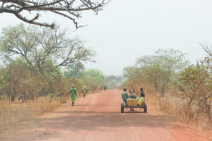 Piste entre Nazinga et Bobo Dioulasso, Burkina Faso