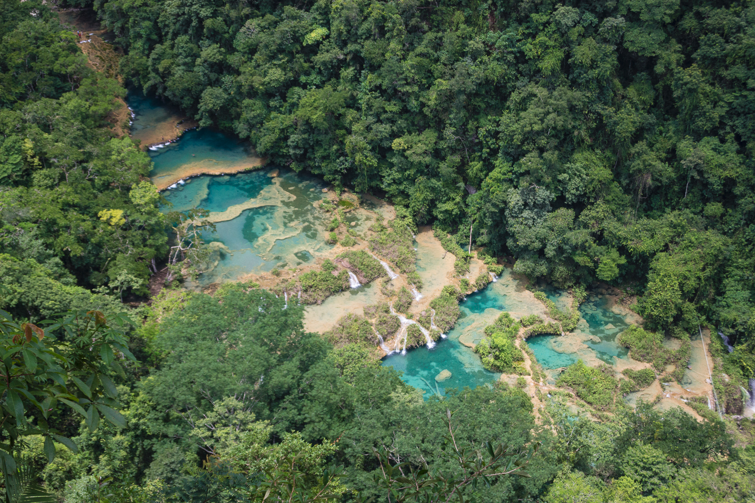 Bassins en cascade de Semuc Champey, Guatemala