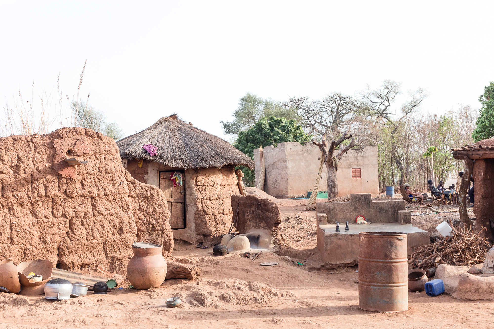 Village Lobi des sculpteurs de bois, Burkina Faso