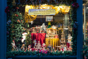 Vitrine de Noël, Bruges, Belgique