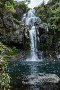 Bassin et cascade des Aigrettes, 3 bassins, la Réunion