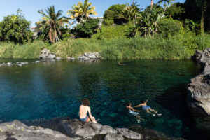 bassin bleu, sainte anne, la reunion