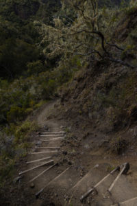 marches descendant, mafate, la réunion