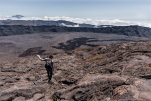 descente du cratère bory piton de la fournaise