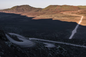 virages route piton de la fournaise