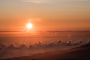 lever de soleil piton des neiges