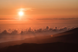 lever de soleil piton des neiges