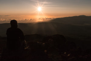 lever de soleil piton des neiges