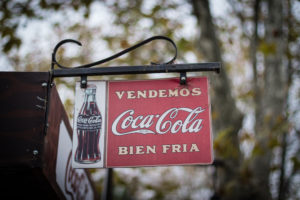 panneau coca cola vintage