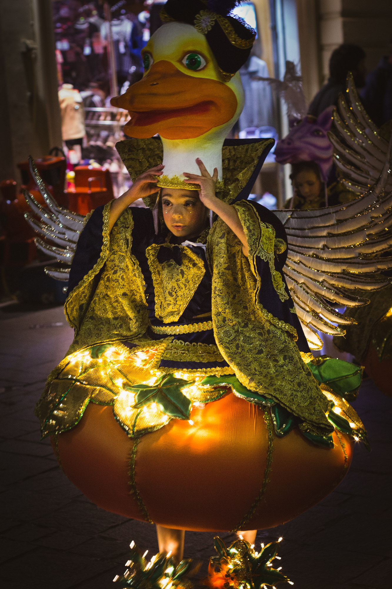 enfant costume canard carnaval malte