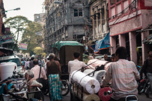 trafic rue calcutta