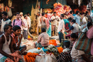 marché aux fleurs calcutta