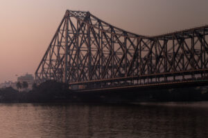 coucher de soleil pont Howrah