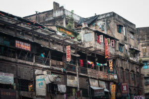 vieux immeuble vieille ville calcutta