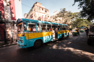 bus bondé calcutta