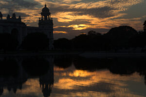 victoria memorial coucher de soleil