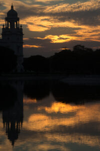 victoria memorial coucher de soleil