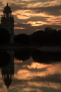 victoria memorial coucher de soleil